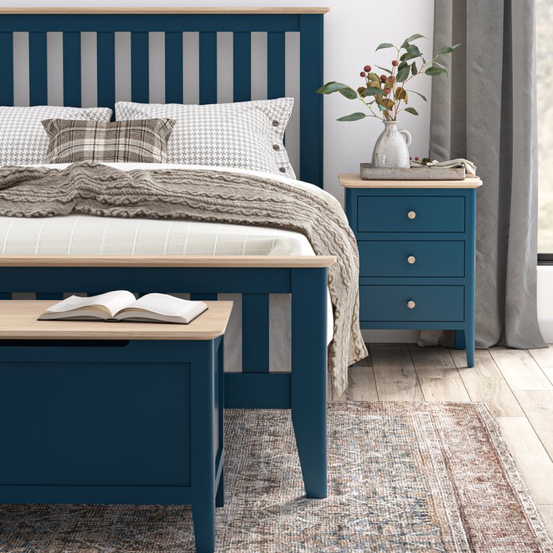 Oxford Oxford Painted 6'0 Slatted Bed (Blue)