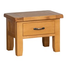 Oaken Side Table with Drawer