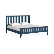 Oxford Painted 6'0 Slatted Bed (Blue)