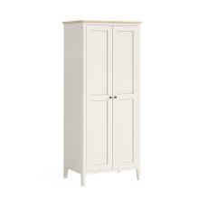 Oxford Painted Full hanging Wardrobe (Off White)