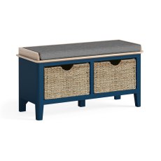 Oxford Painted Storage Bench (Blue)
