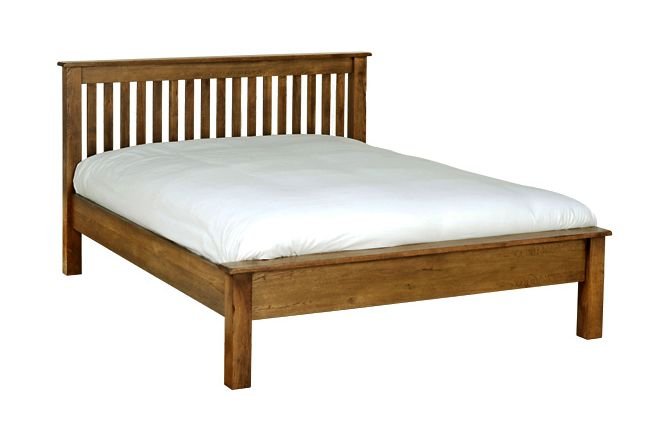 Riad Rustic Oak 5'0' Low End Bed