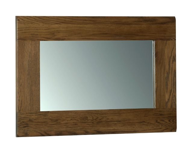 Riad Rustic Oak 90 x 60 Wall Mirror