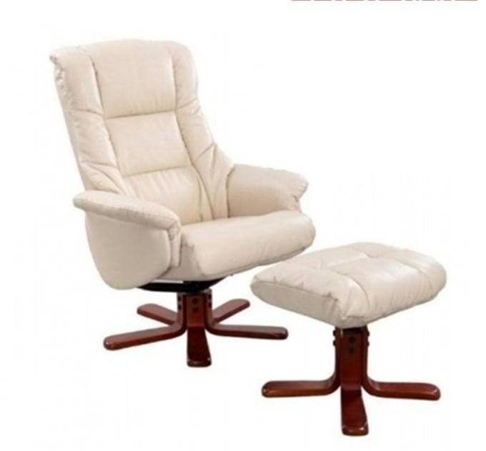 Genoa Chair & Stool - Cream/Cherry Base