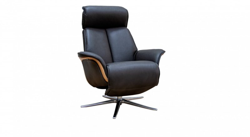 G Plan Oslo Power recliner Chair (Veneer & Upholstered Sides)