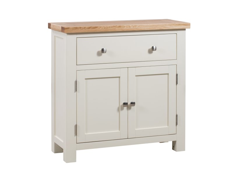Bristol Ivory Painted Narrow Sideboard with 1 Drawer & 2 Door