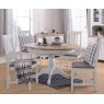 Fleur Extending Round Dining Table & 4 Chairs