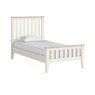 Oxford Painted 3'0 Slatted Bed (Off White)