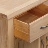 Milford Oak Small 1 Drawer Console