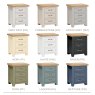 Milford Painted 3 Drawer Bedside