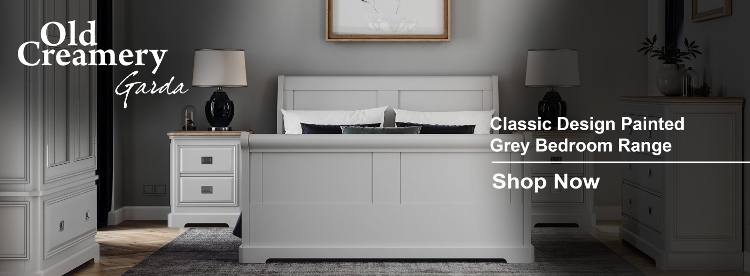 Garda Painted Grey Bedroom Furniture