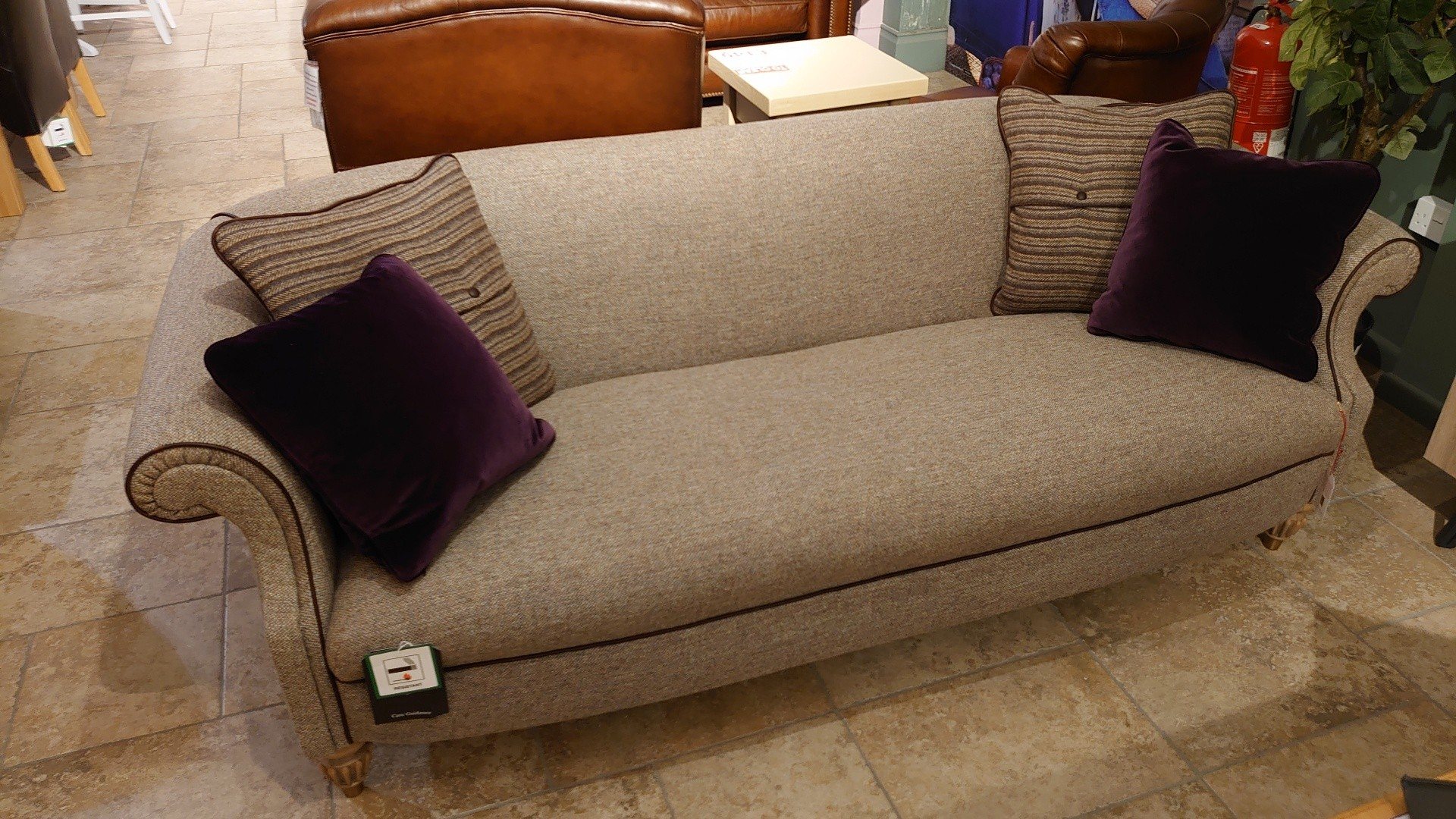 Tetrad Harris Tweed Bowmore Grand Sofa Old Creamery Furniture