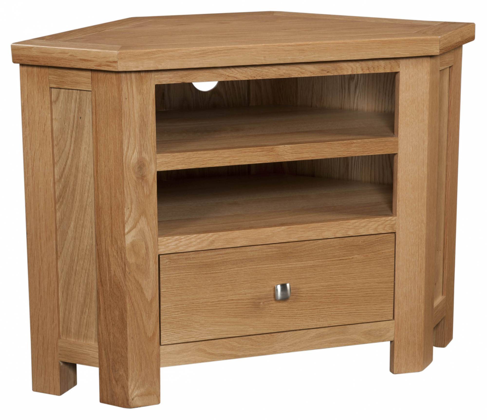 Beech corner tv unit discount