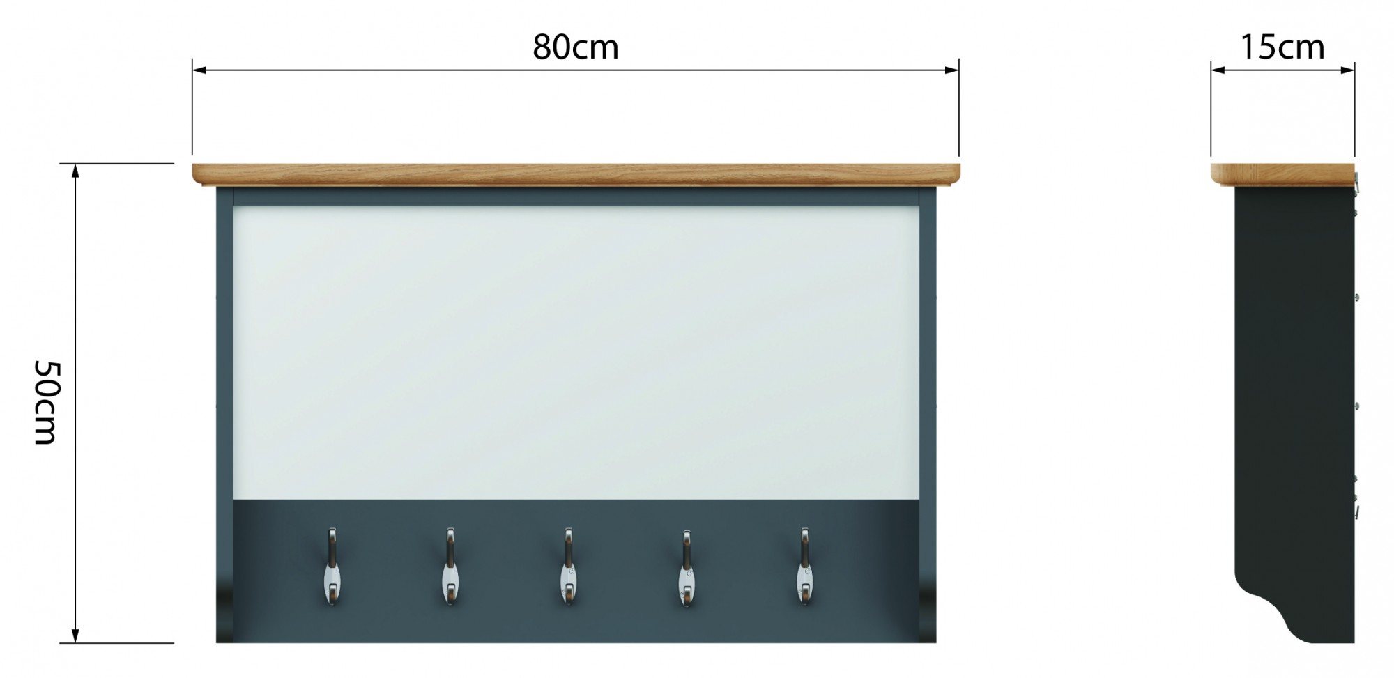 Omega Omega Grey Hall Bench Top Old Creamery Furniture