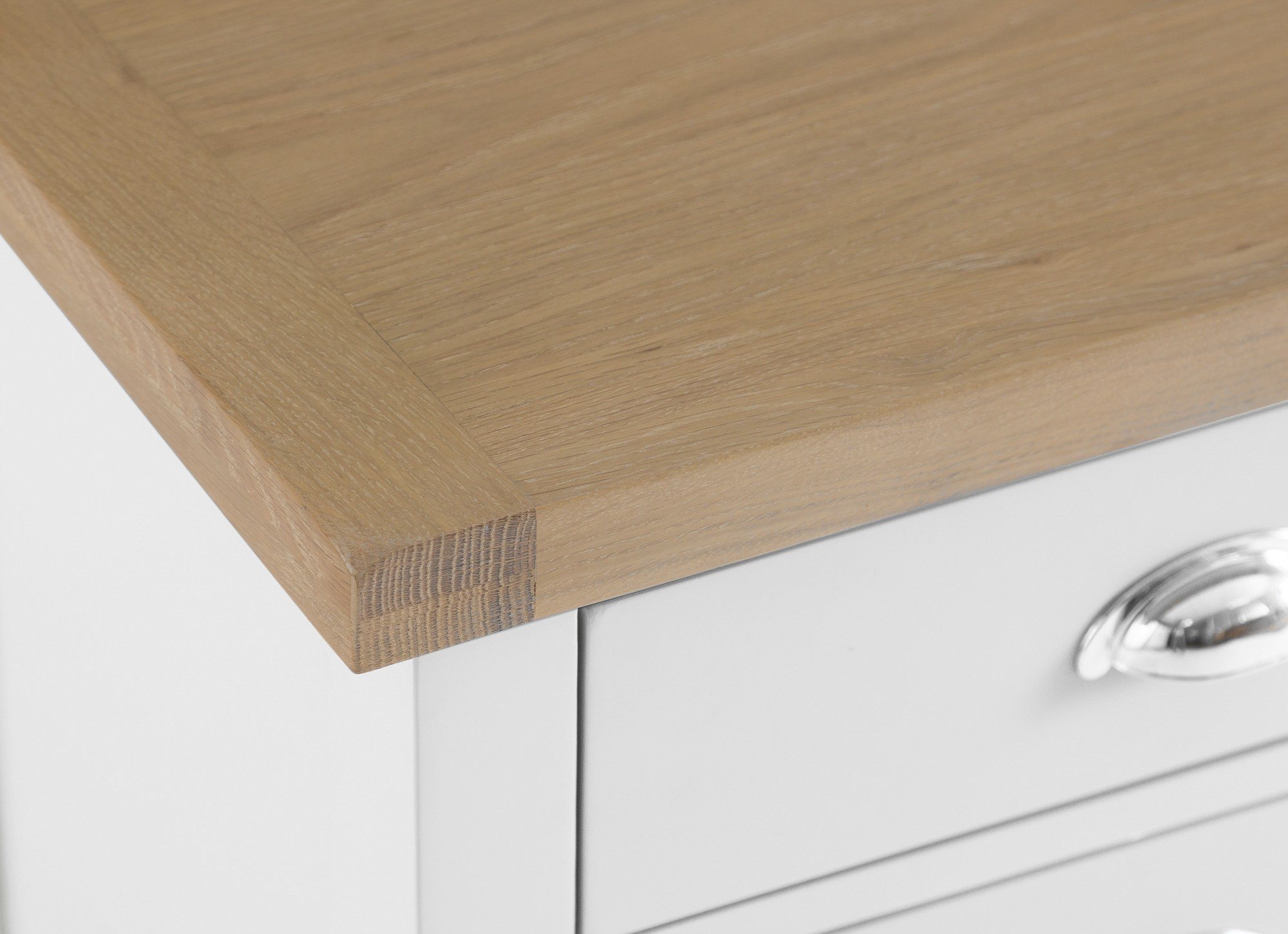 Newlyn White Extra Large Bedside Old Creamery Furniture