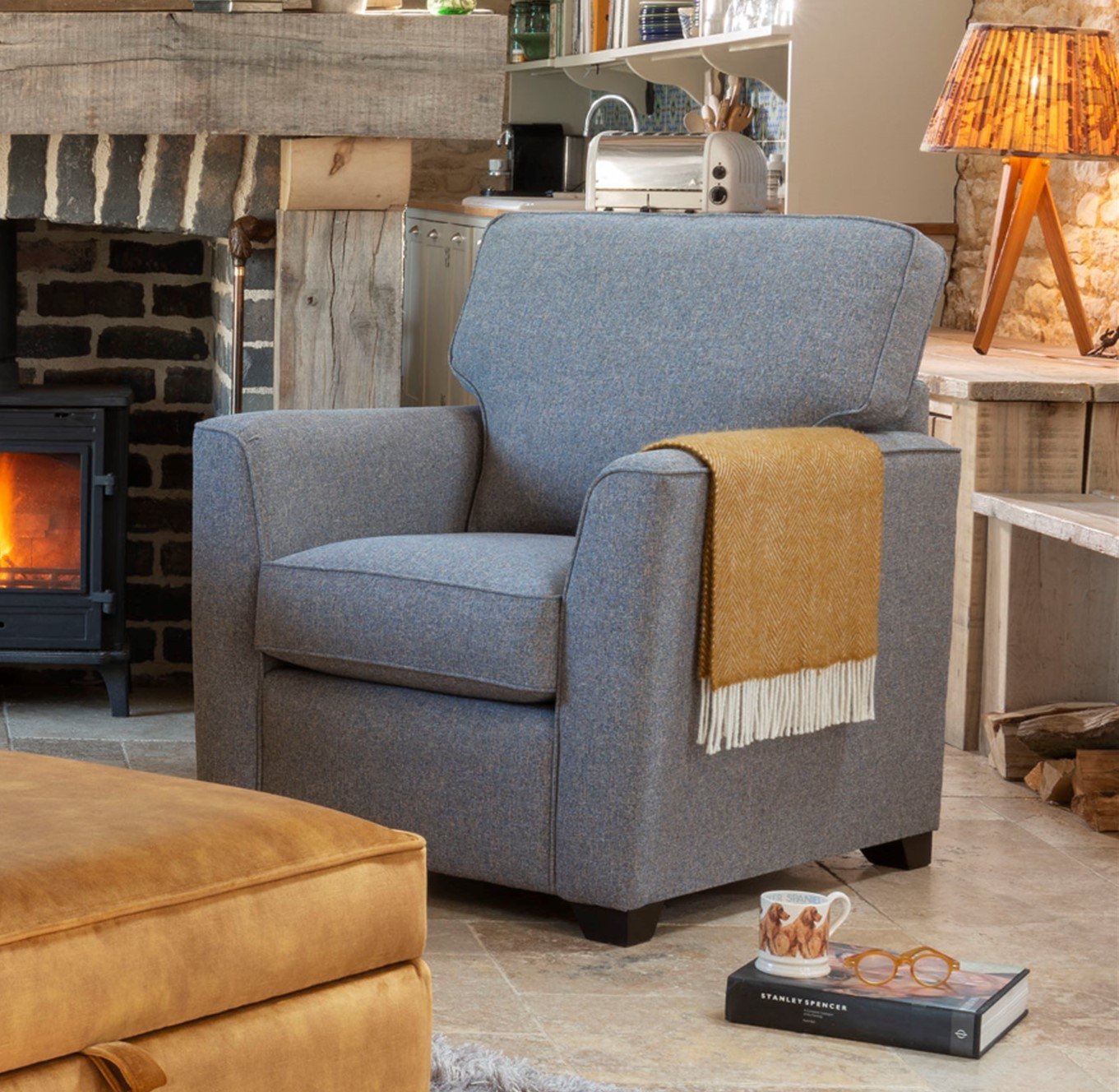 Alstons Upholstery Redruth Standard Chair Old Creamery Furniture