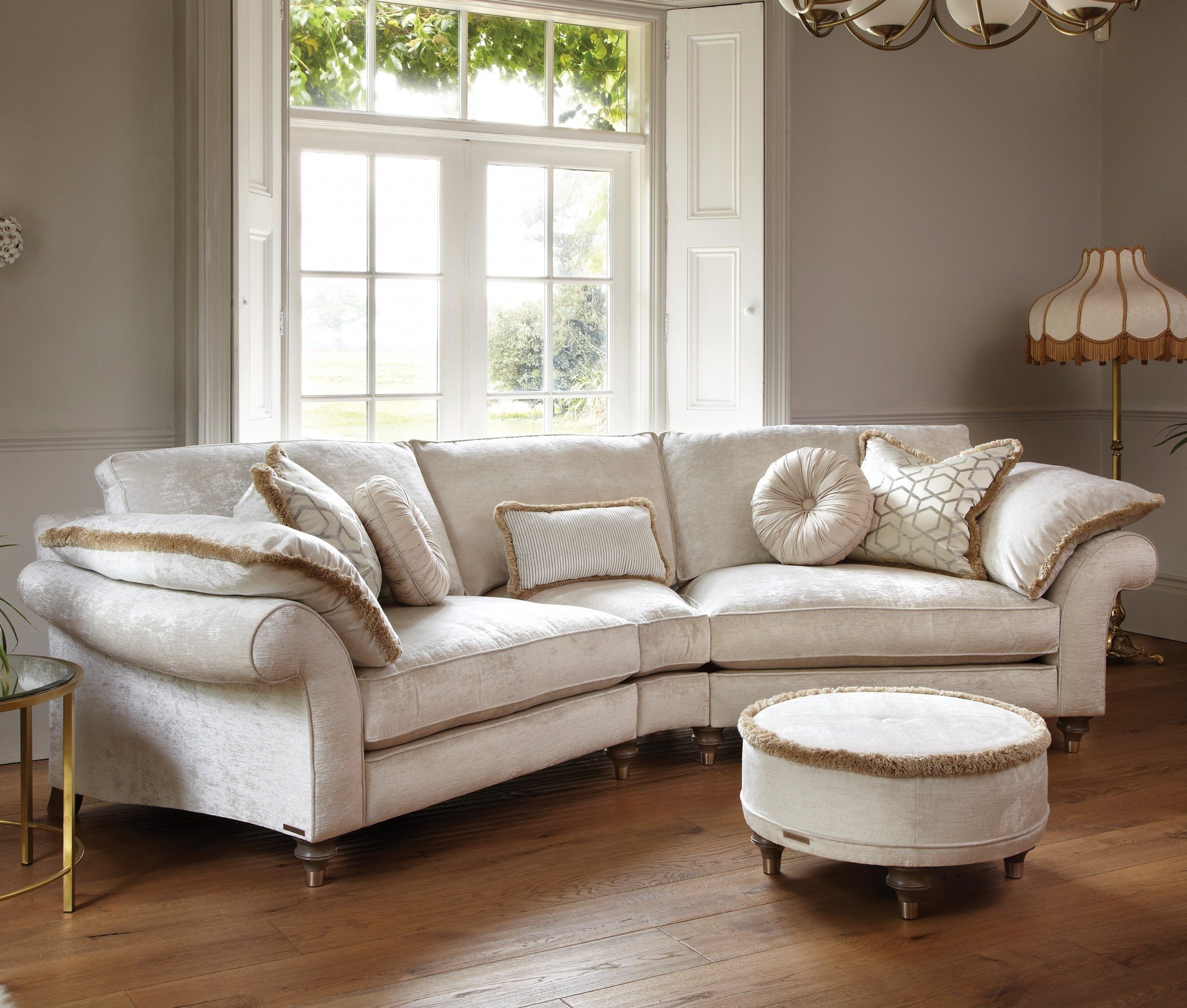 Duresta Duresta Harvard Grand Sofa with corner wedge Old Creamery