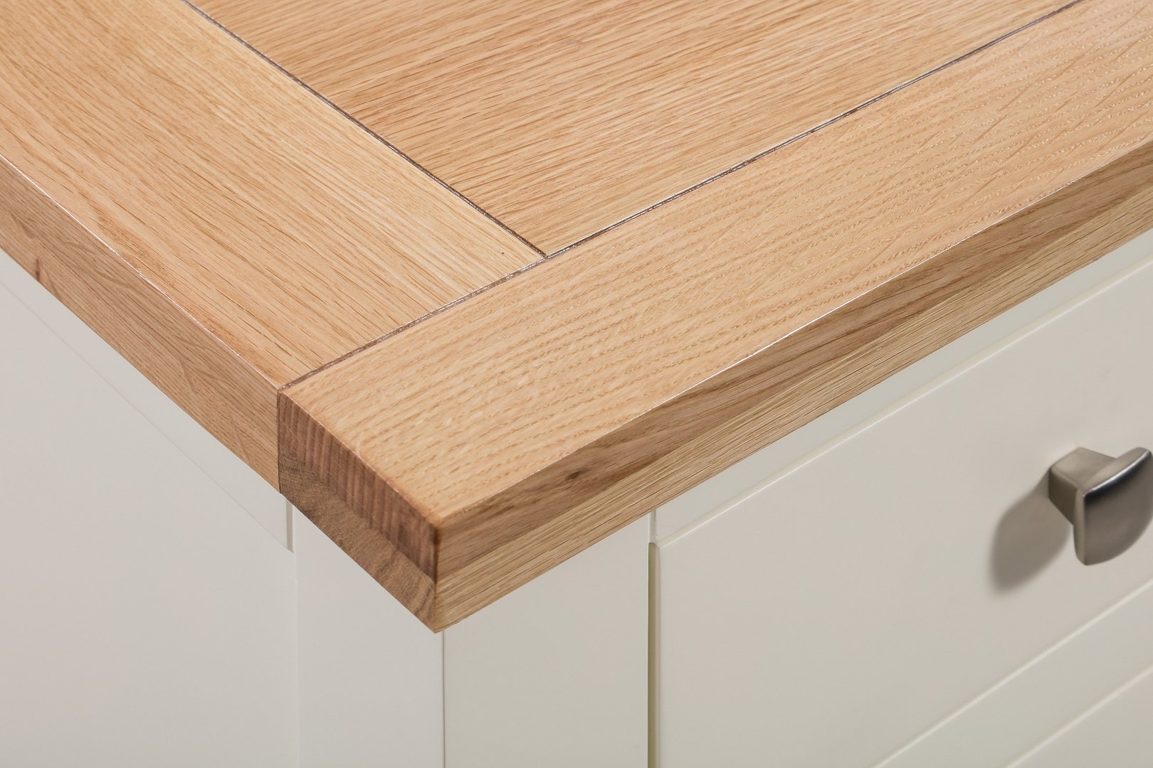 Bristol Bristol Ivory Painted 3 Drawer Bedside Old Creamery Furniture