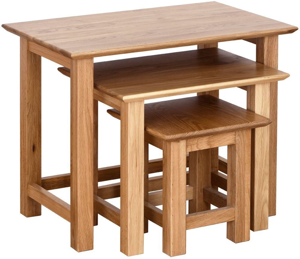 Lisbon Lisbon Oak Small Nest of Tables Old Creamery Furniture