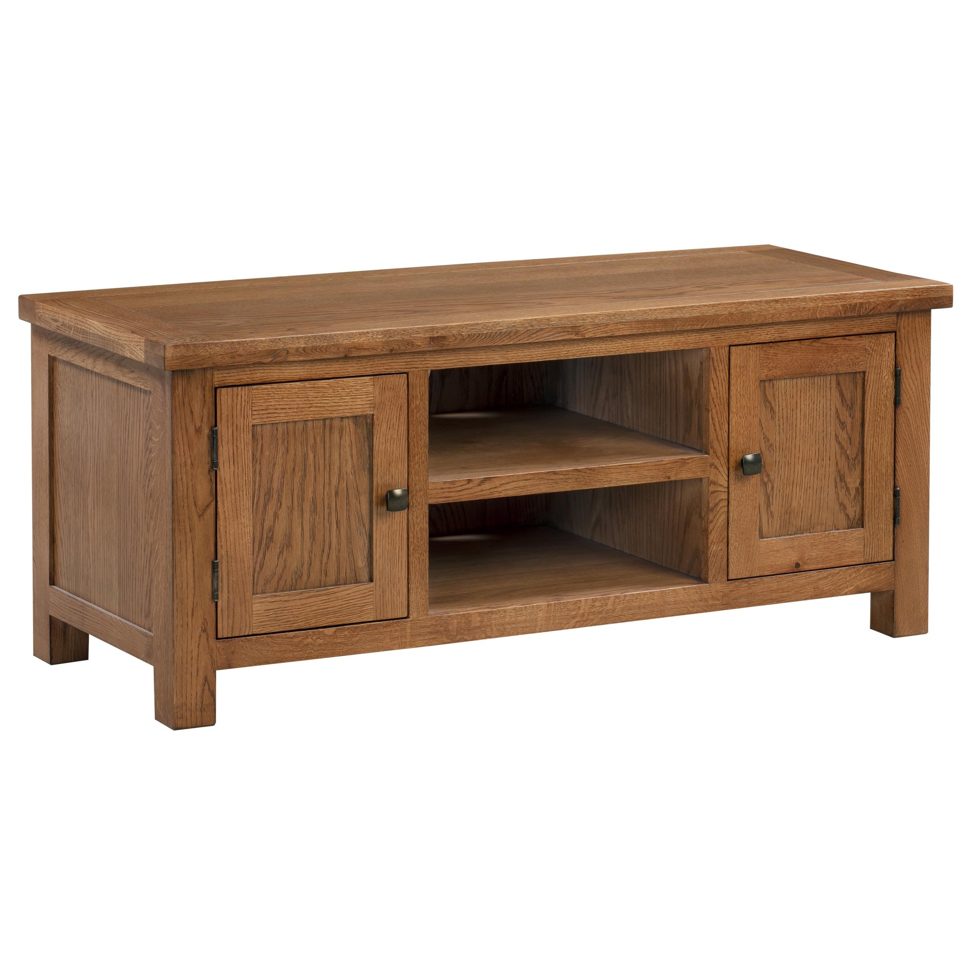 Bristol Bristol Rustic Oak Large Tv Unit Old Creamery Furniture
