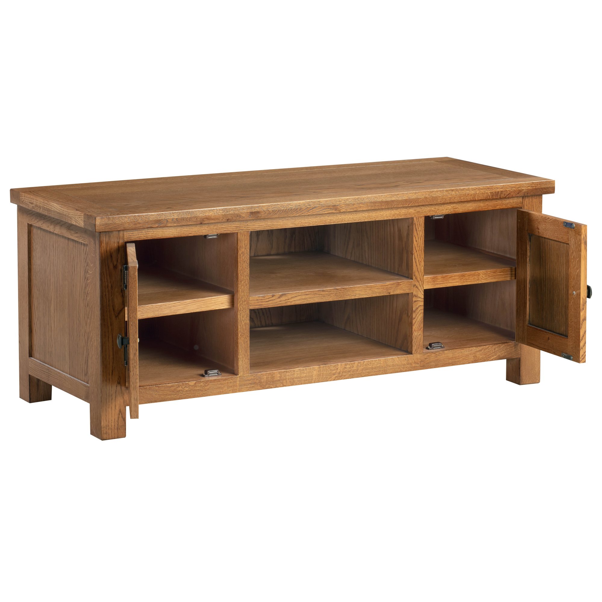 Bristol Bristol Rustic Oak Large Tv Unit Old Creamery Furniture