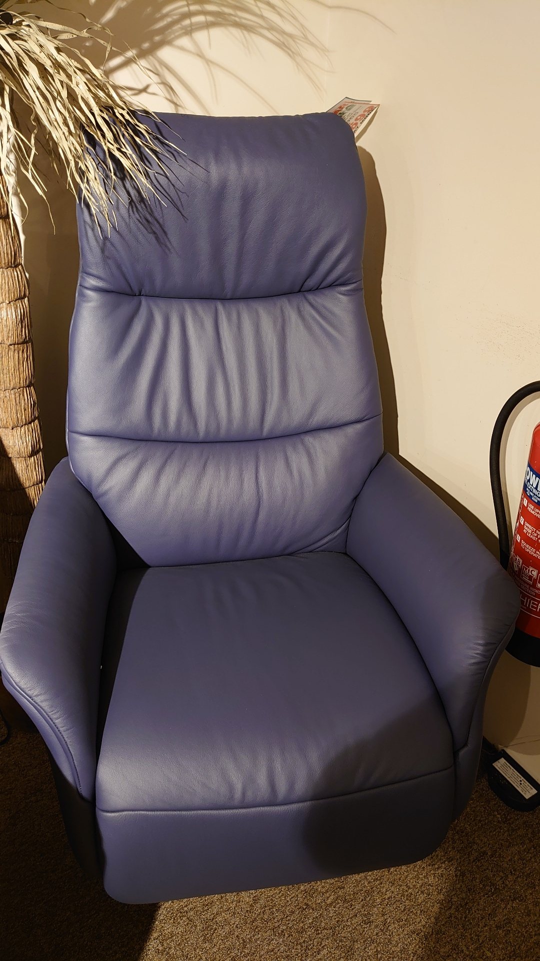 Clearance Himolla Azure Extra Large Manual Recliner Chair Old Creamery Furniture