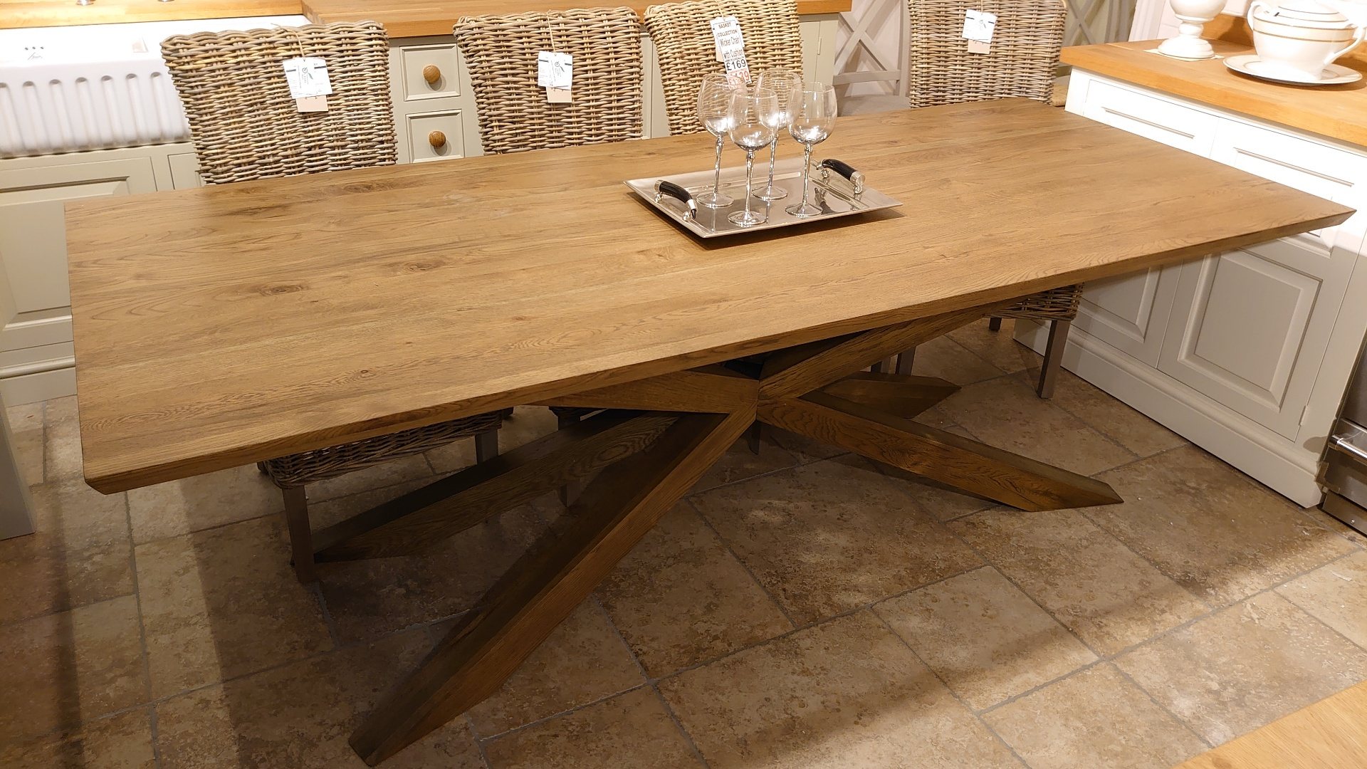 Clearance Hudson 240cm Dining Table Old Creamery Furniture