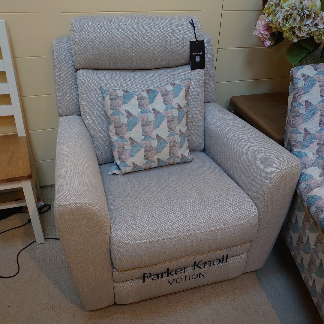 Clearance Parker Knoll Armchair with Power Footrest Old Creamery