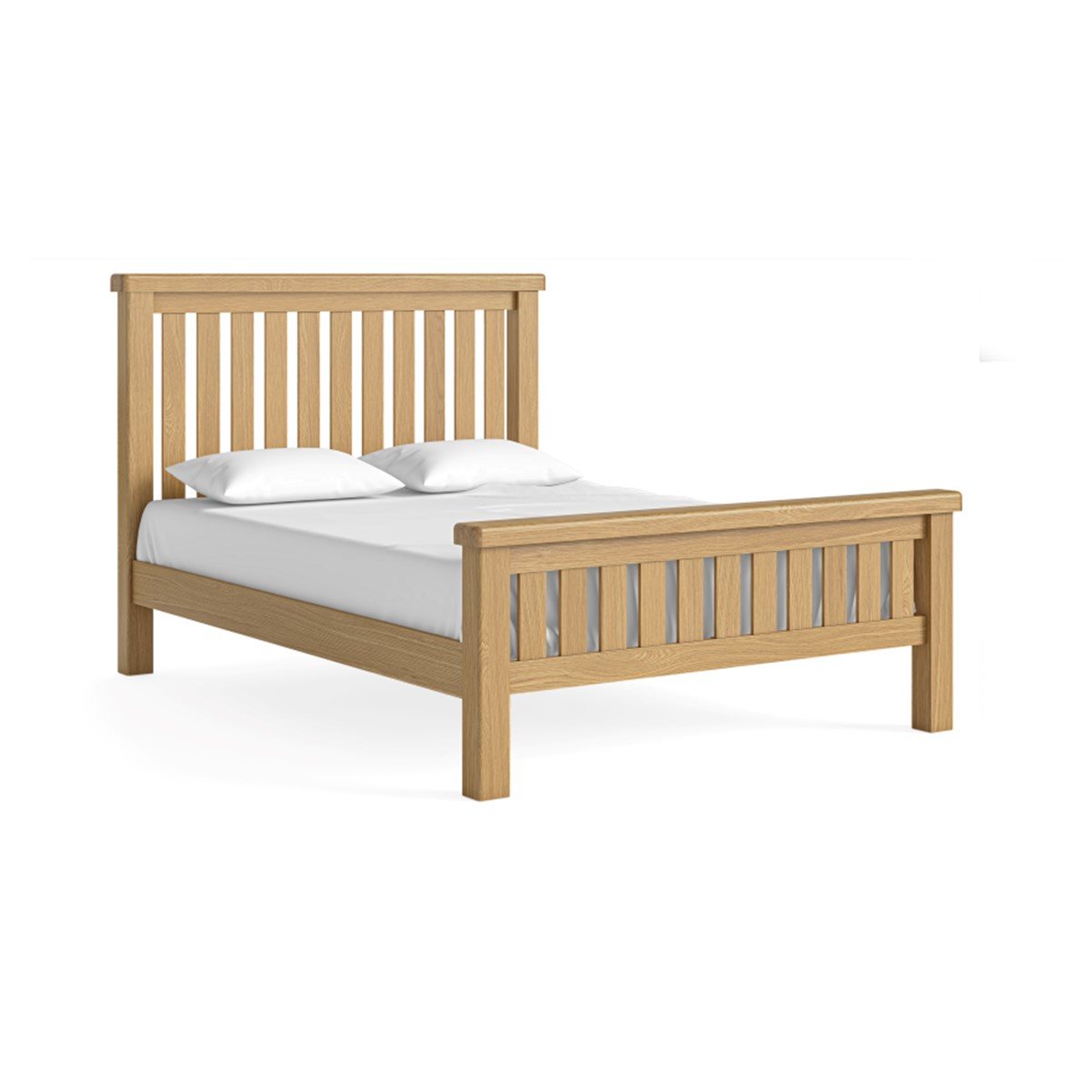 Wellington Oak 5'0 Bed Frame Old Creamery Furniture