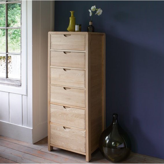 ercol ercol Bosco 6 Drawer Tall Chest