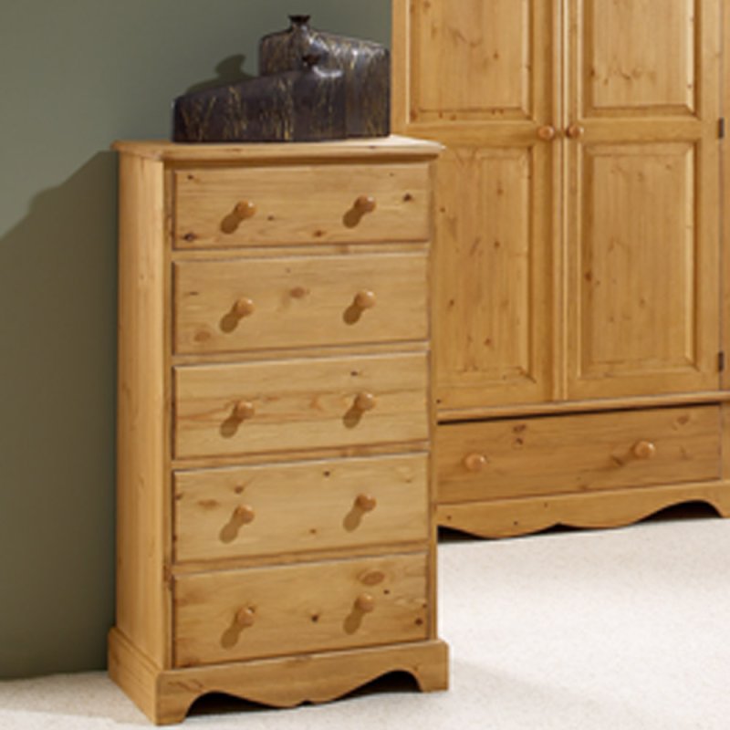 Woodies Woodies Pine 3 Drawer Bedside