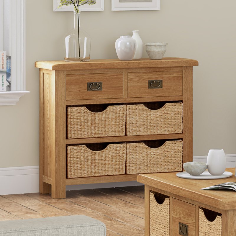 Countryside Countryside Small Sideboard (2 drawers) with 4 Baskets
