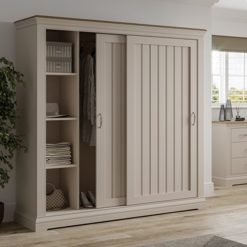 Provence Bedroom Collection Provence Double Wardrobe with Drawer