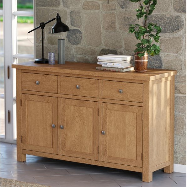 Bristol Bristol Oak 3 Door Sideboard