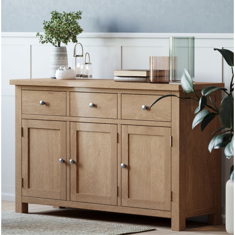 Bristol Bristol Oak 3 Door Sideboard