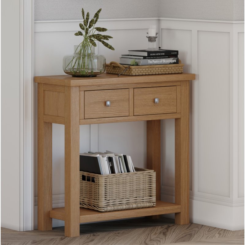 Bristol Bristol Oak 1 Drawer Console Table