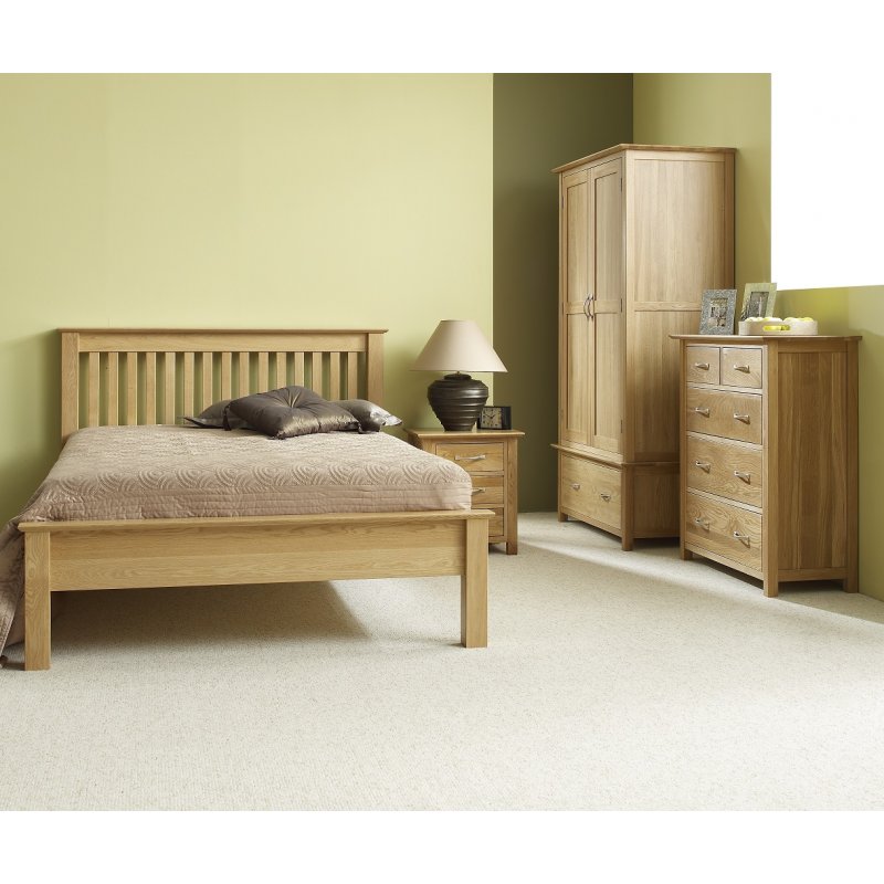 Lisbon Lisbon Oak 3 Drawer Bedside