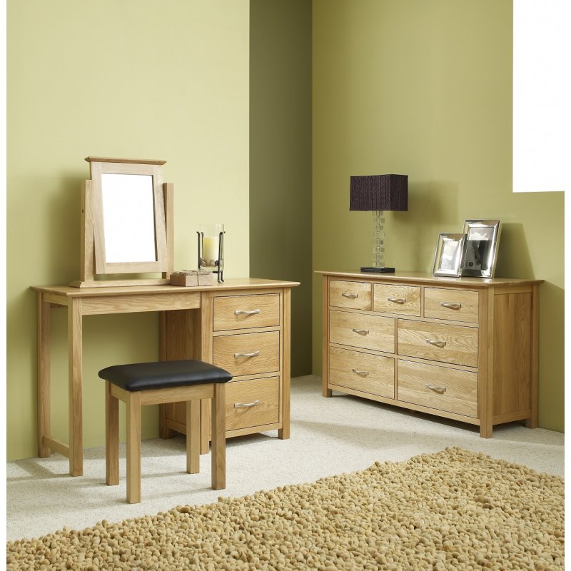 Lisbon Lisbon Oak 3 Drawer Bedside