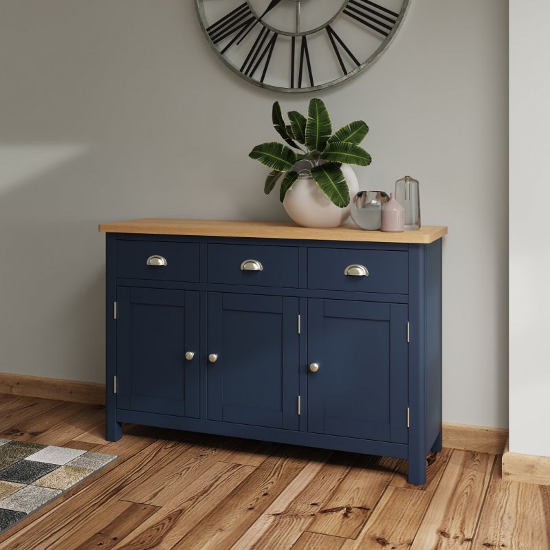 Sigma Sigma Blue 3 Door Sideboard