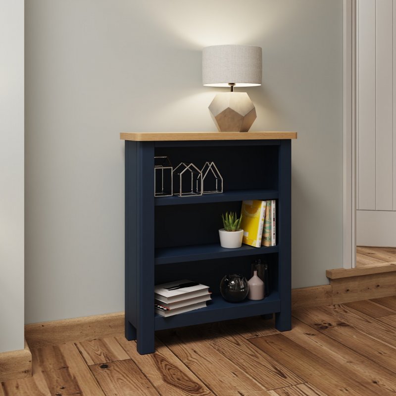 Sigma Sigma Blue Small wide bookcase