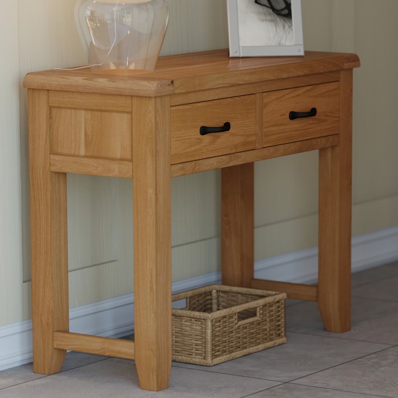 Oaken Oaken Small Narrow Sideboard