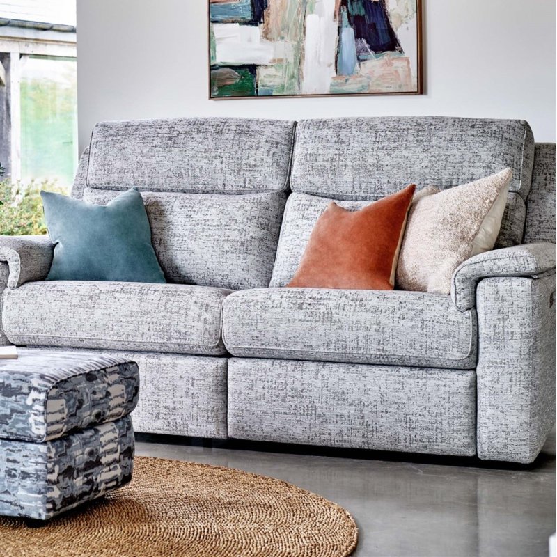 G Plan Furniture G Plan Ellis Recliner Large Sofa - Leather
