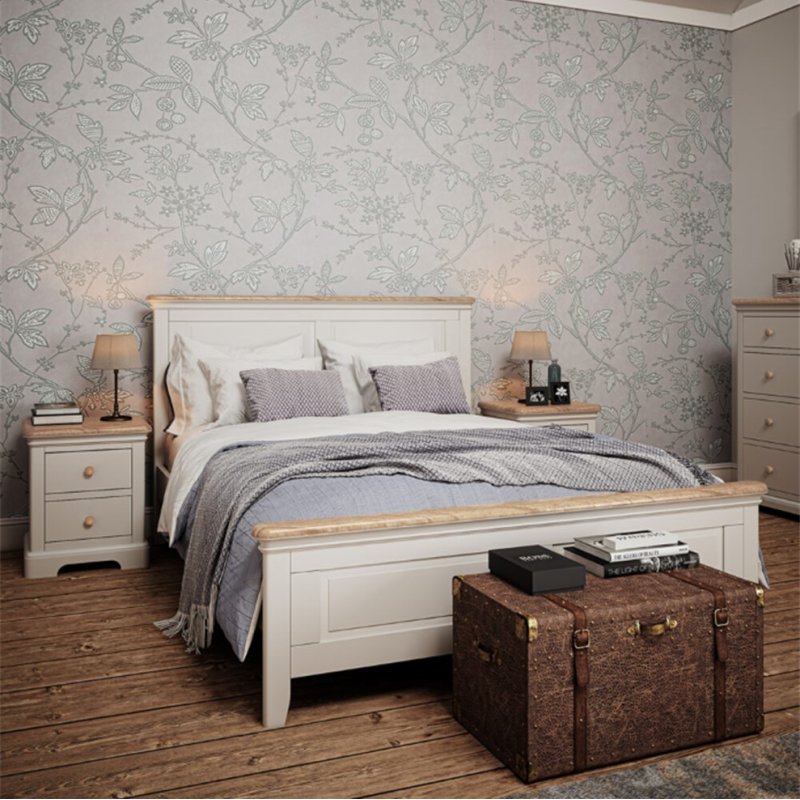 Lugano Painted Bedroom Lugano Double Wardrobe with Drawer