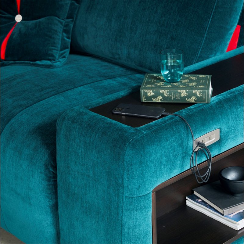 G Plan Furniture Jay Blades X G Plan Morley Corner Sofa Group with RHF Storage Arm with Power Footrest