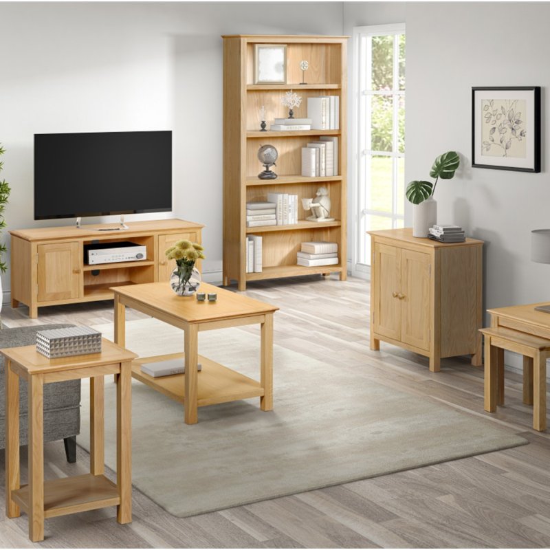 Portland Oak Portland Oak Small 2 Door Cabinet