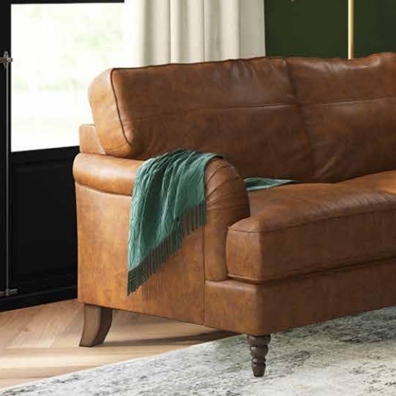 Beatrix 3 Seater Sofa (Leather)