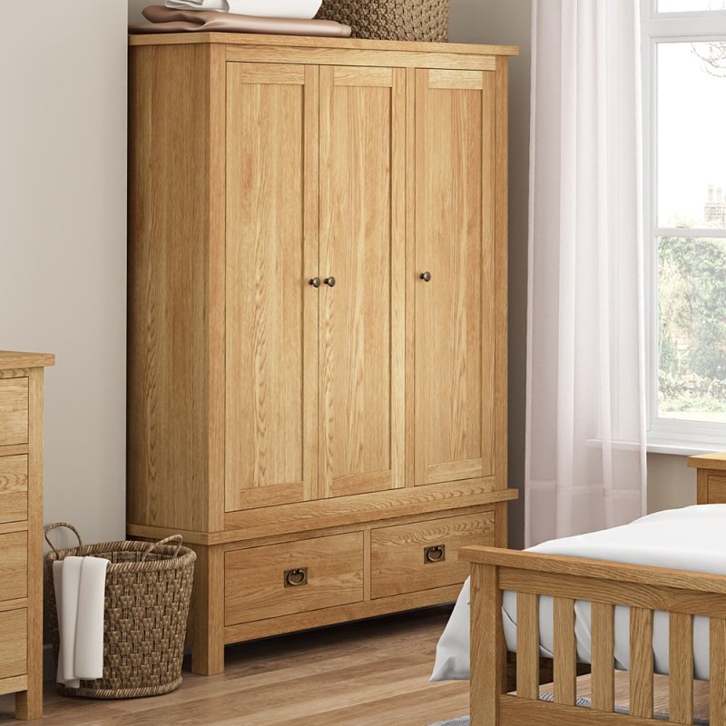 Countryside Countryside Lite Double Wardrobe on Drawers