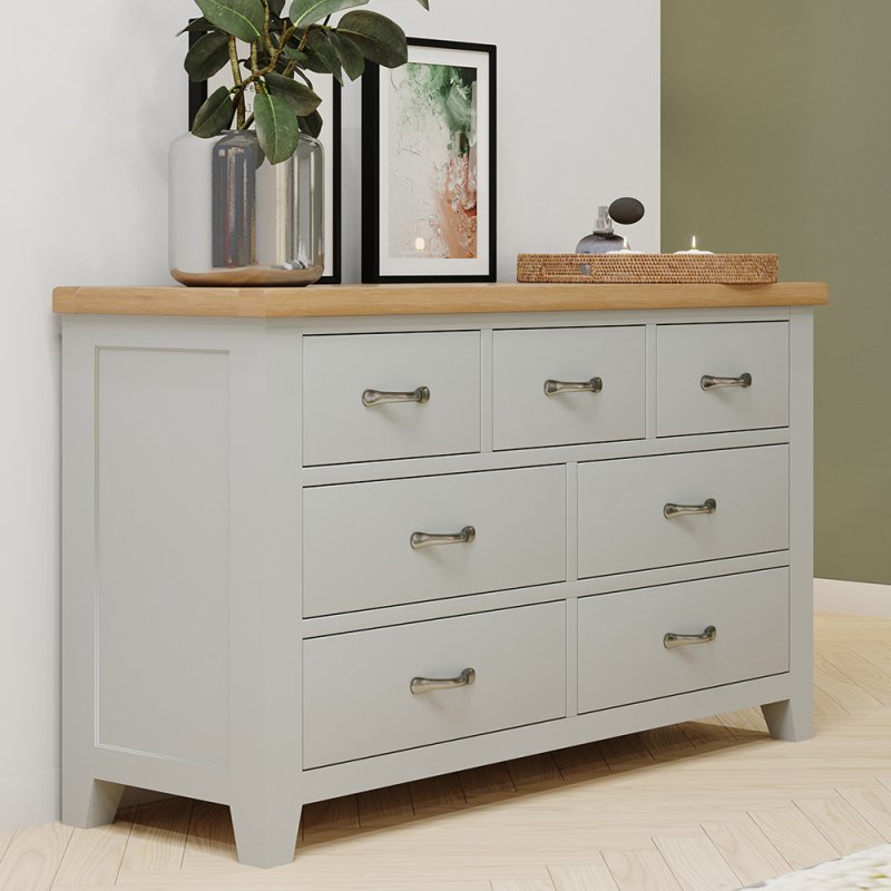 Milford Painted 3 Drawer Bedside