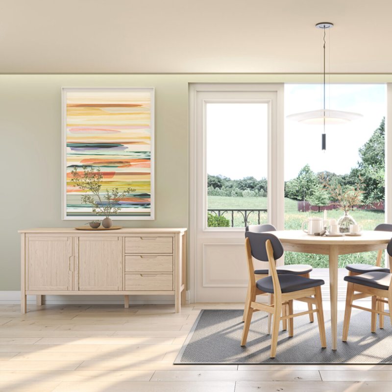 Tivoli Oak Tivoli 2 Door 3 Drawer Sideboard