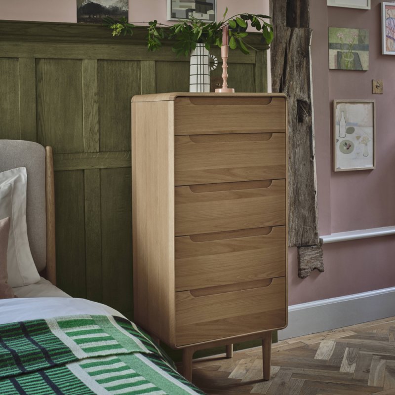 G Plan Furniture G Plan Winchester 5 Drawer Tall Chest with Mirror